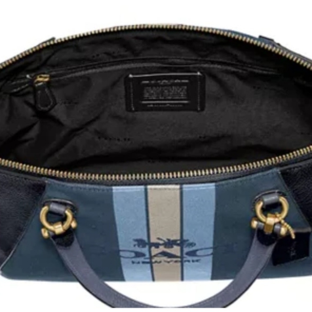 CoachHORSE AND CARRIAGE JACQUARD PRAIRIE SATCHEL - Picture 6 of 9